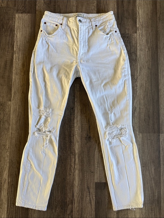 Abercrombie & Fitch Denim - Abercrombie & Fitch Jeans White Curve Love The Skinny High Rise Size 27 Pants